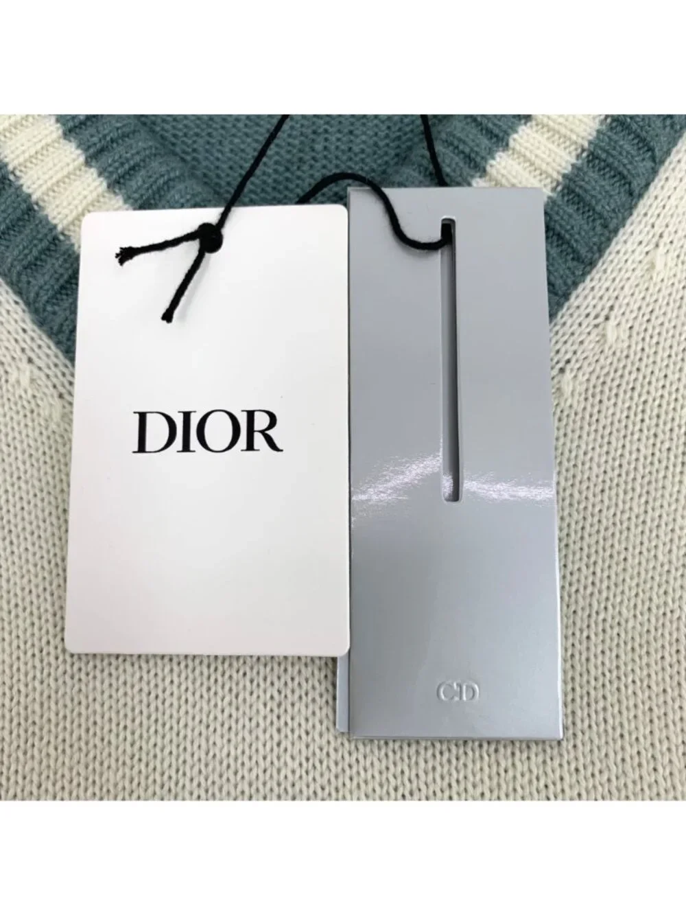 Dior x Travis Scott Collection Beige Cashmere V-Neck Knit Vest